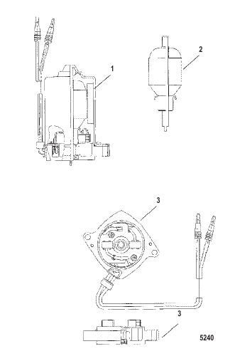 POWER TRIM MOTOR (REMOVABLE PUMP HOUSING)