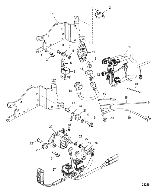 Electrical Plate Assembly Serial Number 1B490866 and Up