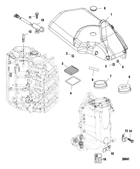 Air Handler/Flywheel Cover