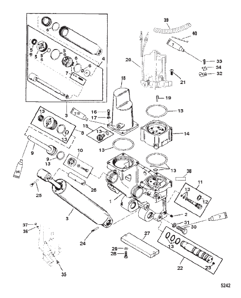 Power Trim Components Metal Motor Housing