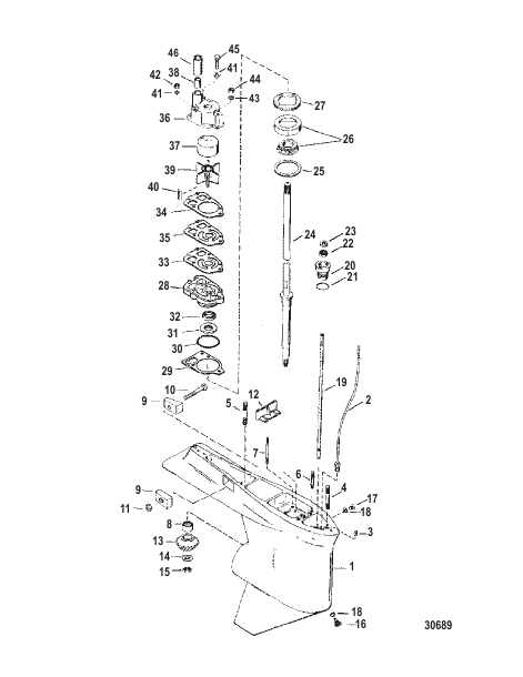 Gear Housing Driveshaft - TorqueMaster