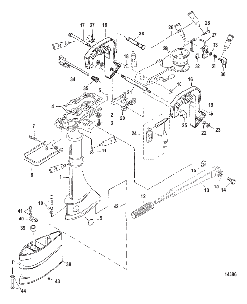 Driveshaft Housing and Clamp Brackets