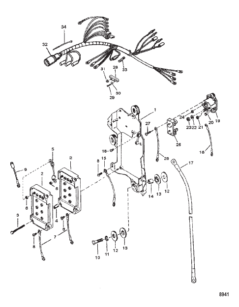 Wiring Harness and Starter Solenoid