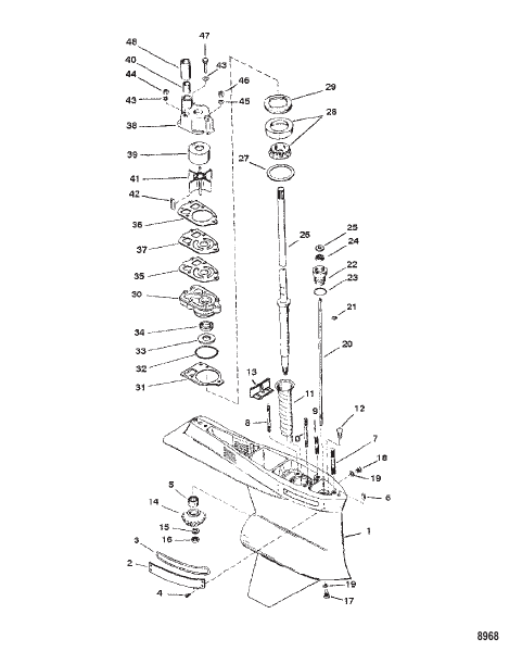 Gear Housing (Driveshaft)(CLE-1.87:1/2:1)