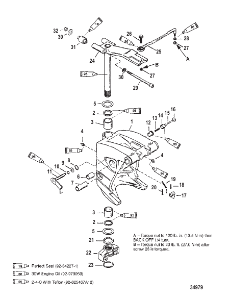 Swivel Bracket and Steering Arm Short