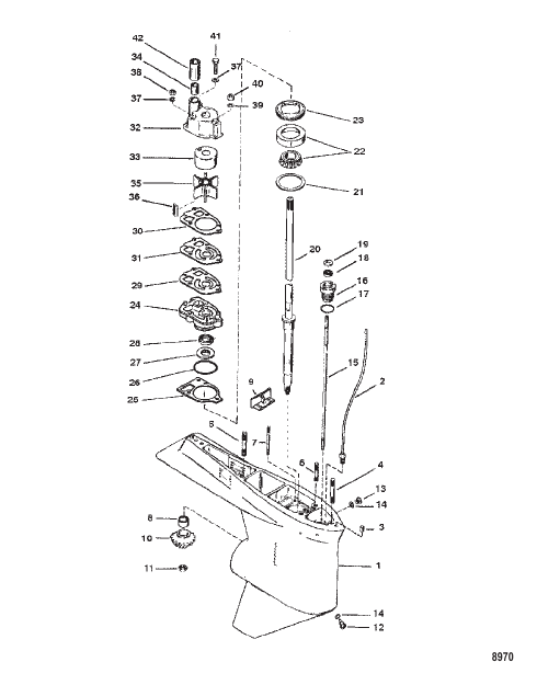 Gear Housing Driveshaft - 1.78:1 Ratio