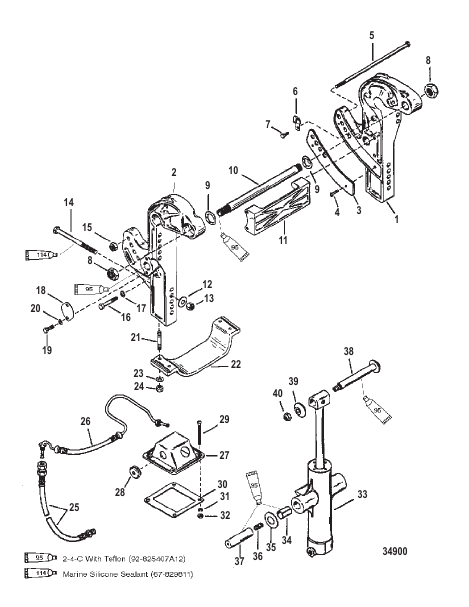Transom Brackets Short