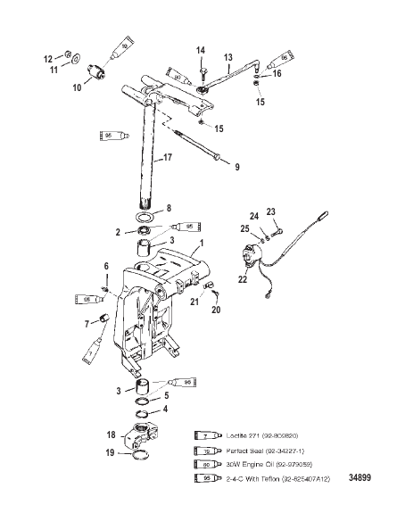Swivel Bracket and Steering Arm Long