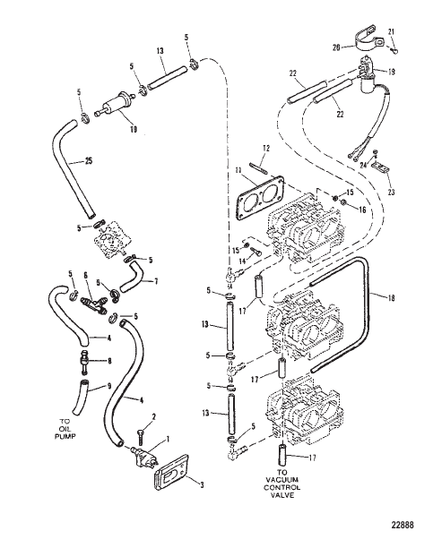 FUEL LINES (Use With WMH-12A/B thru WMH-28 Carburtors)