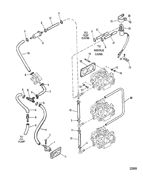 FUEL LINES (Use With WMH -30/31/32/33/34 Carburetors)
