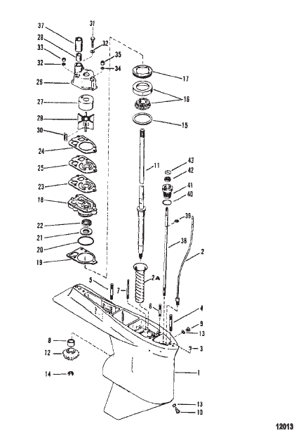 GEAR HSG (DRIVESHAFT)(XR6/MAG III - 1.78:1 RATIO)