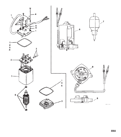 POWER TRIM MOTOR