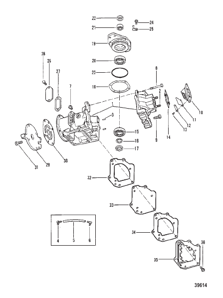 CYLINDER BLOCK AND CRANKCASE
