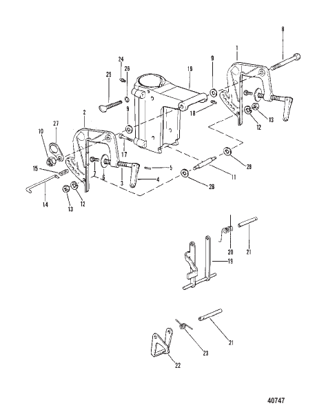 CLAMP AND SWIVEL BRACKET