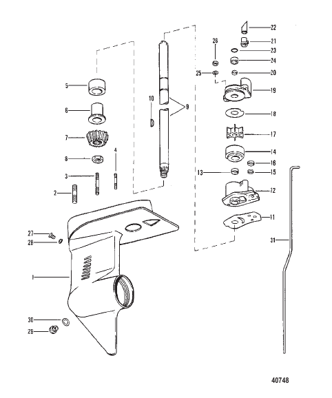 GEAR HOUSING (DRIVESHAFT)