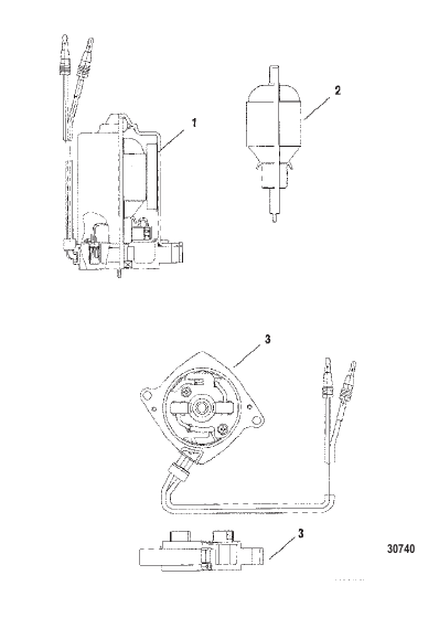 POWER TRIM MOTOR (REMOVEABLE PUMP HOUSING)