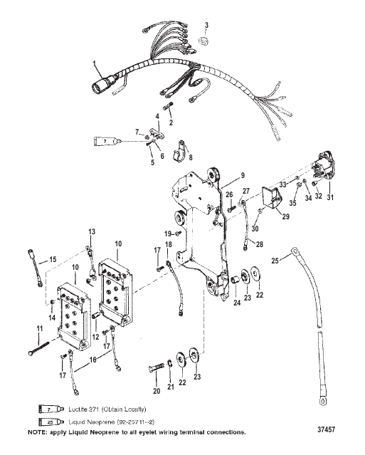 WIRING HARNESS/STARTER SOLENOID