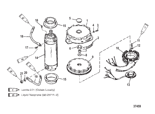 FLYWHEEL/STARTER MOTOR