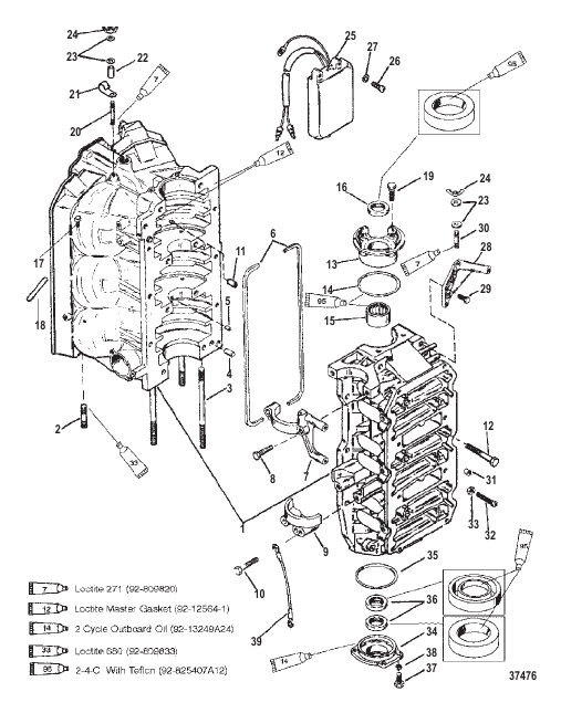 CYLINDER BLOCK AND END CAPS