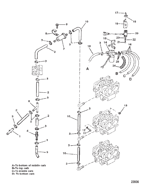 FUEL LINES (NON SEAPRO/MARATHON)