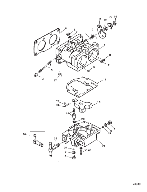 CARBURETOR (S/N-0G303045 & BELOW)