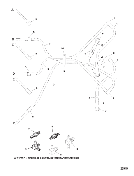BLEED SYSTEM (PORT)(S/N-0G485989 & UP)