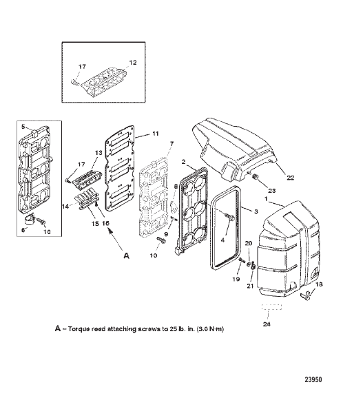 REED BLOCK/SOUND ATTENUATOR