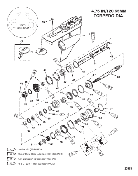 G./HSG PROP-C/R-S/N-0G437999 & BELOW-1623-822442C2 CASTING