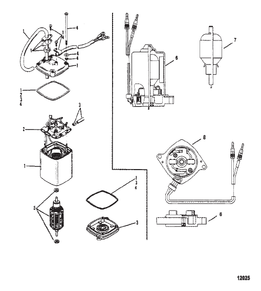 POWER TRIM MOTOR