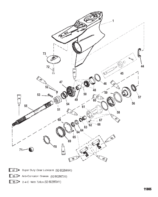 Gear Housing Propeller Shaft-Standard-Sportmaster