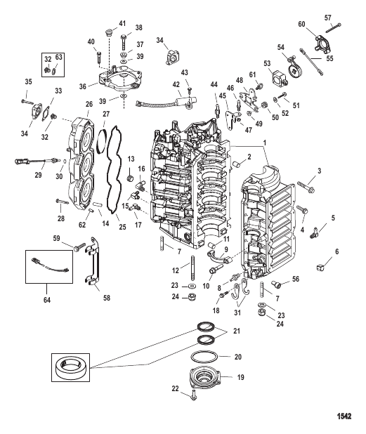 Cylinder Block and End Cap