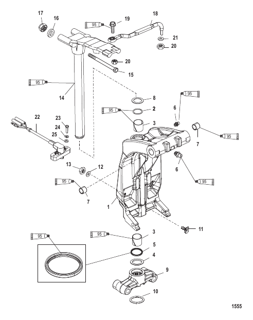 Swivel Bracket (With Integral Trim)