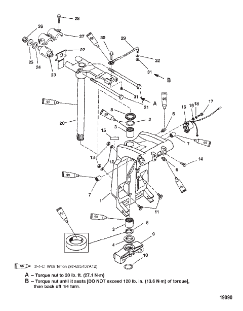Swivel Bracket and Steering Arm