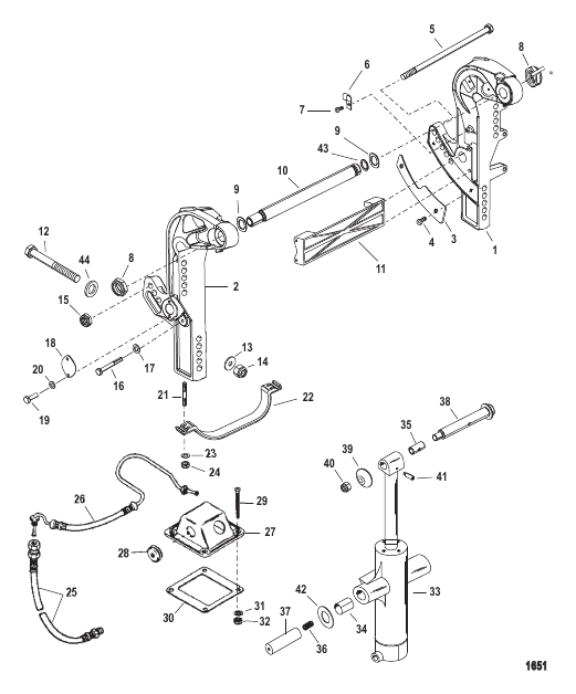 Transom Brackets (Short)
