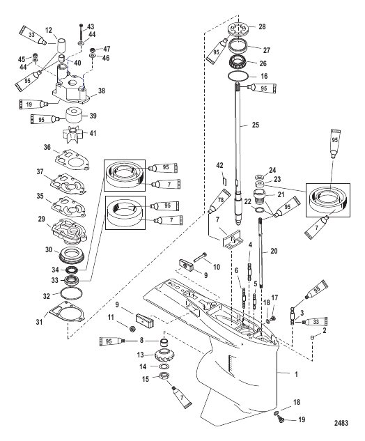 Gear Housing (Driveshaft-Torque Master)