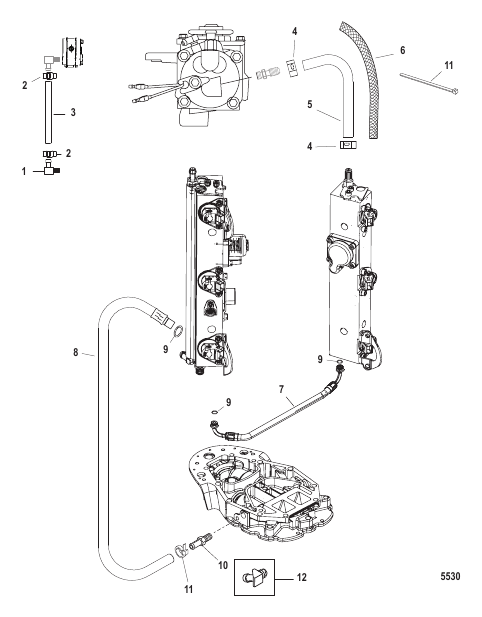 Air Hoses (S/N 1E050628 & Below)
