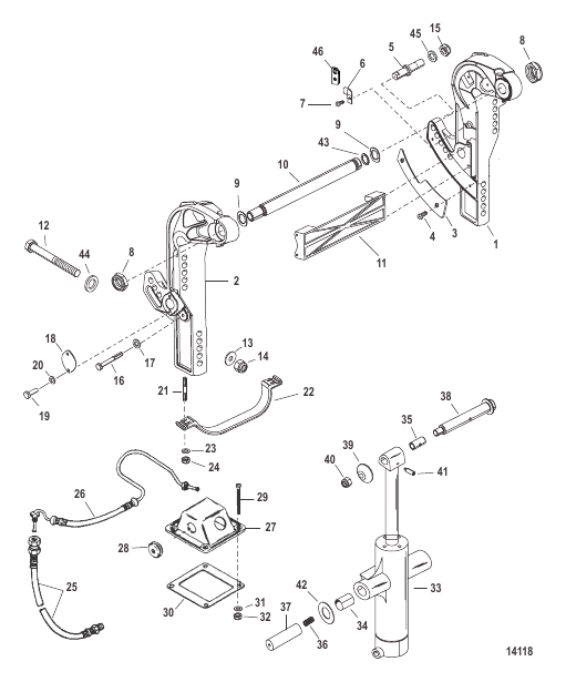 Transom Brackets (Short)
