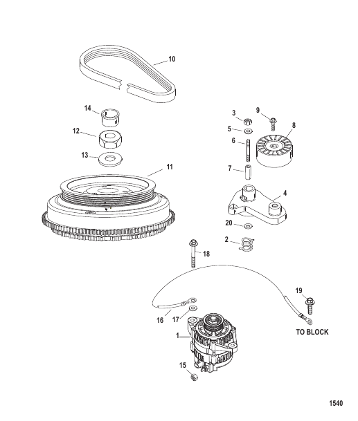 Flywheel/Alternator