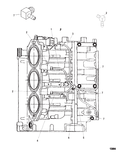 Starboard Center Main Oiling System