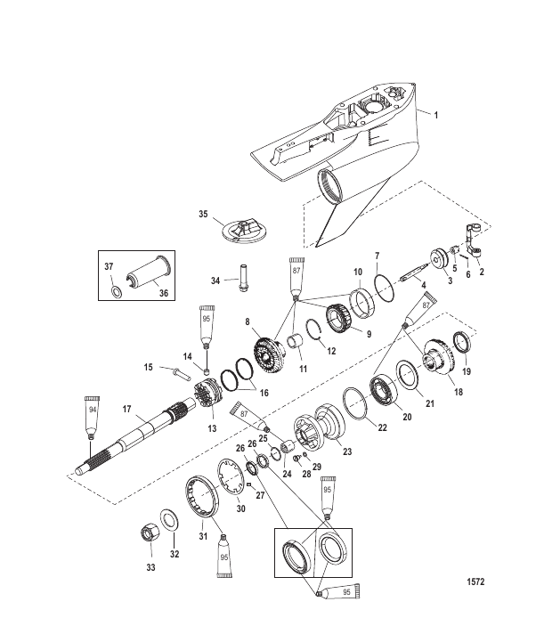 Gear Housing (Prop-TorqueMaster/FleetMaster-Heavy Duty)