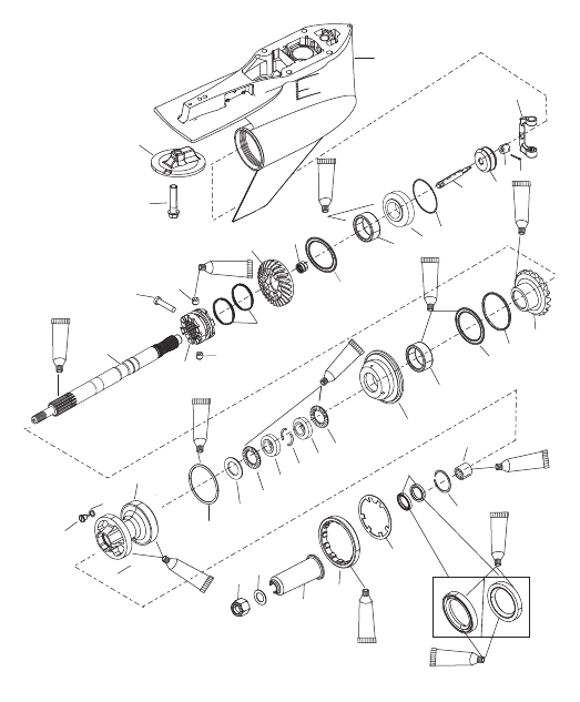 Gear Housing Propeller Shaft-Counter-FleetMaster