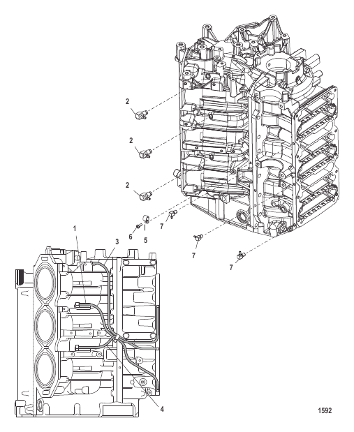 Starboard Center Main Oiling System
