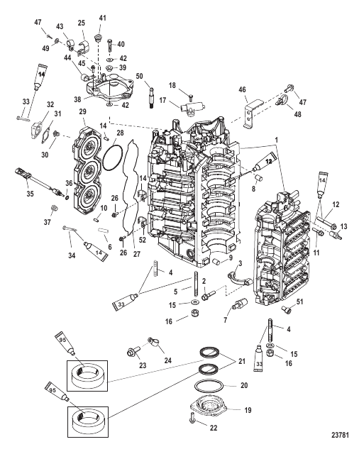 Cylinder Block and End Cap