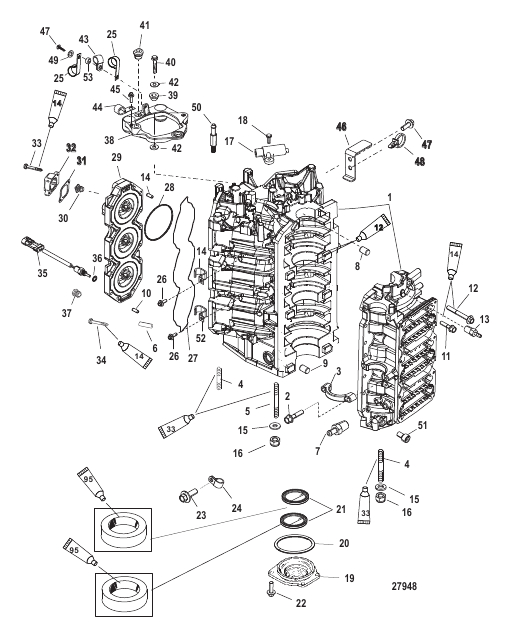 Cylinder Block and End Cap