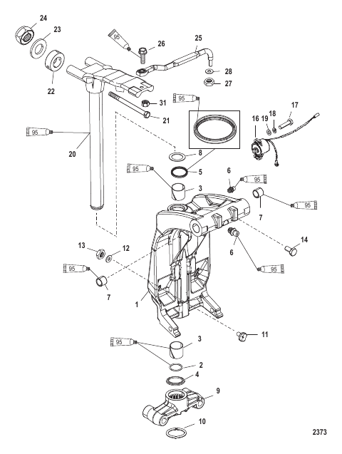 Swivel Bracket and Steering Arm