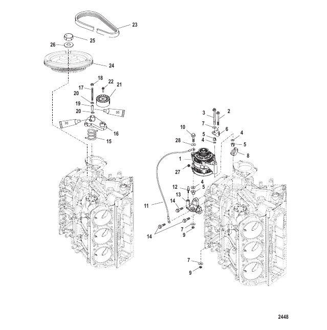 Flywheel/Alternator