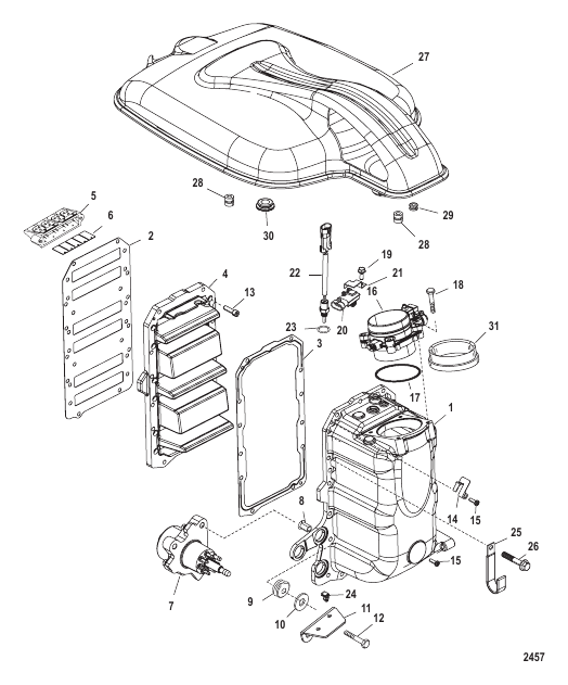 Air Handler Components/Flywheel Cover