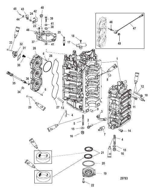 Cylinder Block and End Cap
