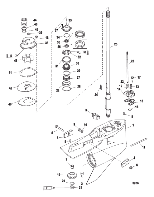 Gear Housing (Driveshaft)(TorqueMaster)