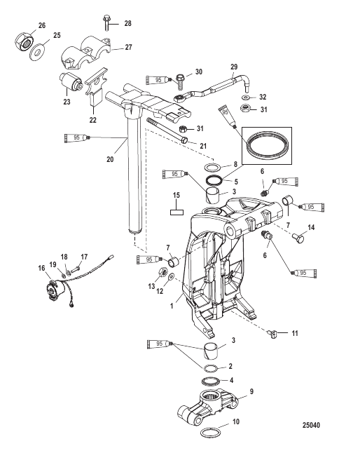 Swivel Bracket and Steering Arm